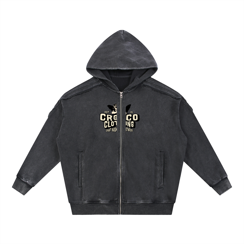 CRG Snow Washed Zip Hoodie