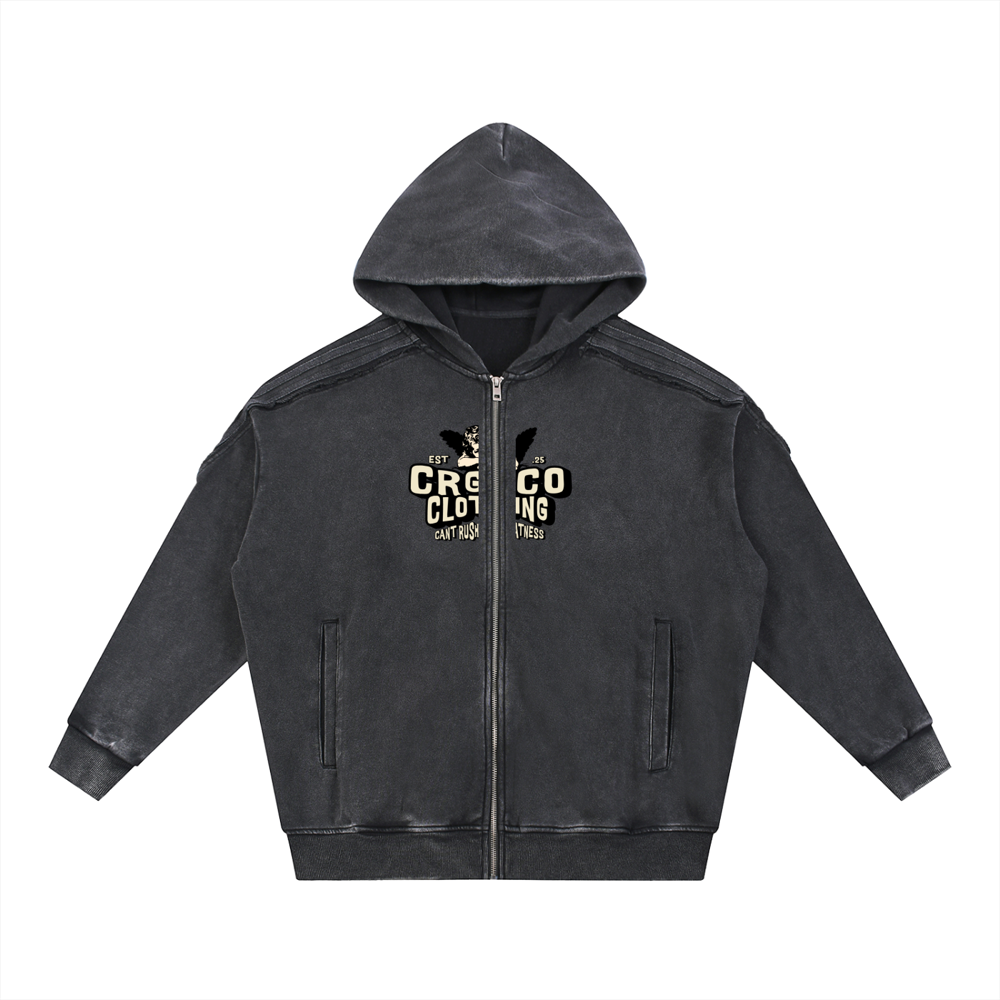 CRG Snow Washed Zip Hoodie