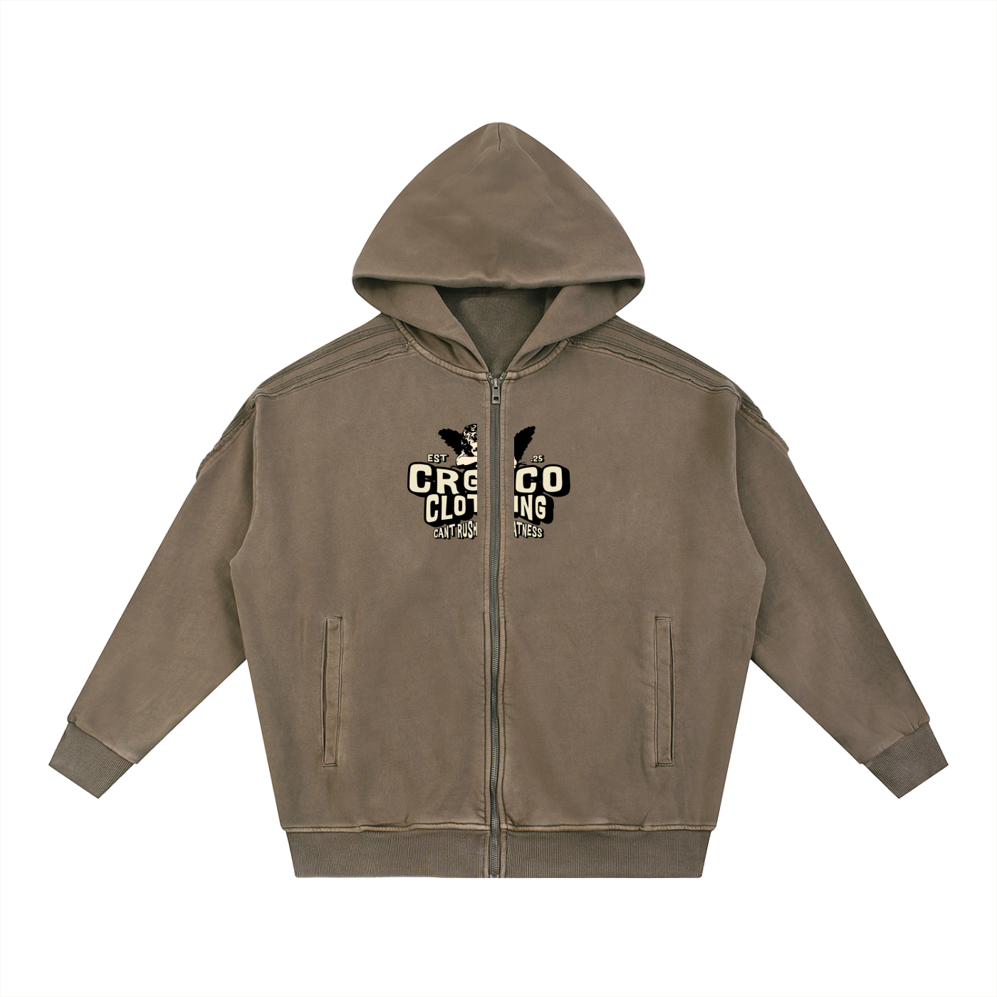 CRG Snow Washed Zip Hoodie