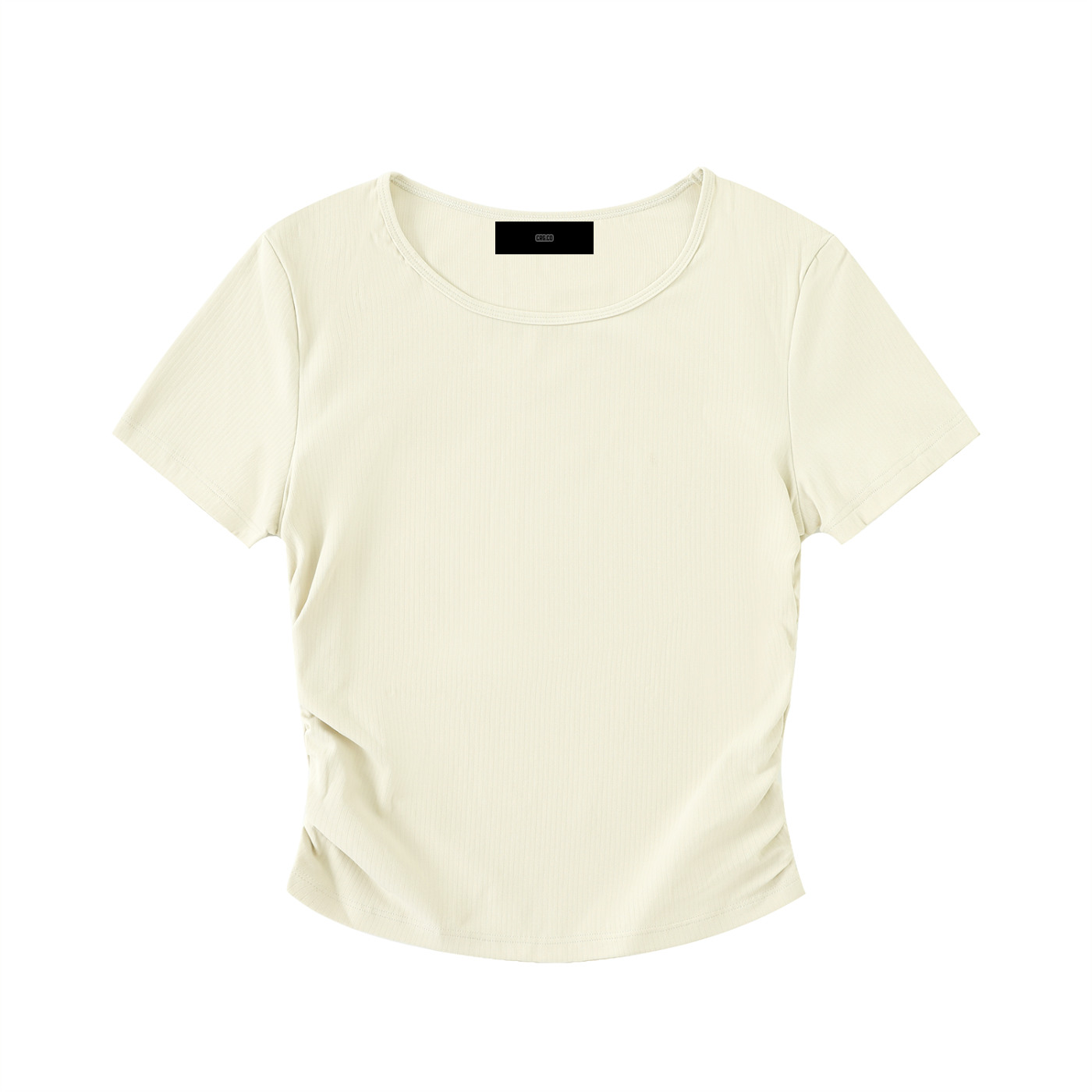 Ruched Bodycon Crop Top