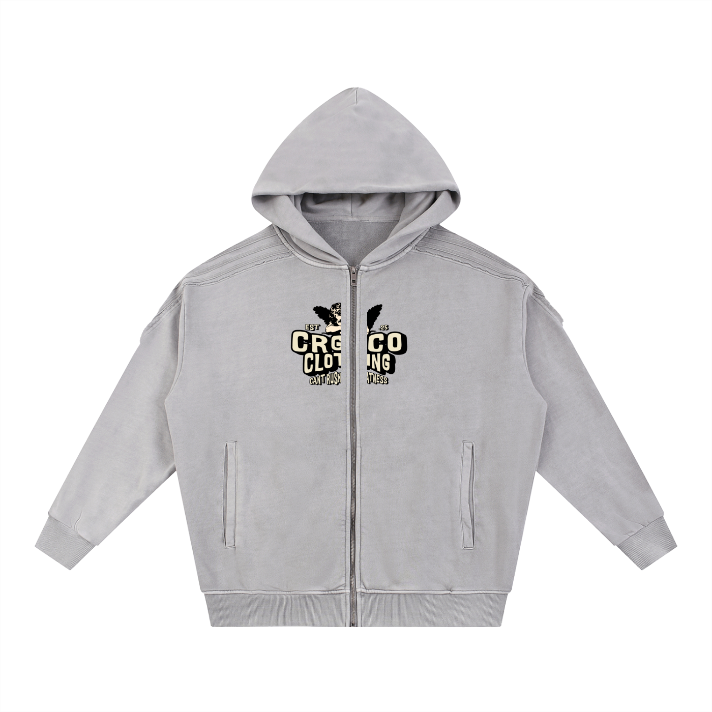 CRG Snow Washed Zip Hoodie
