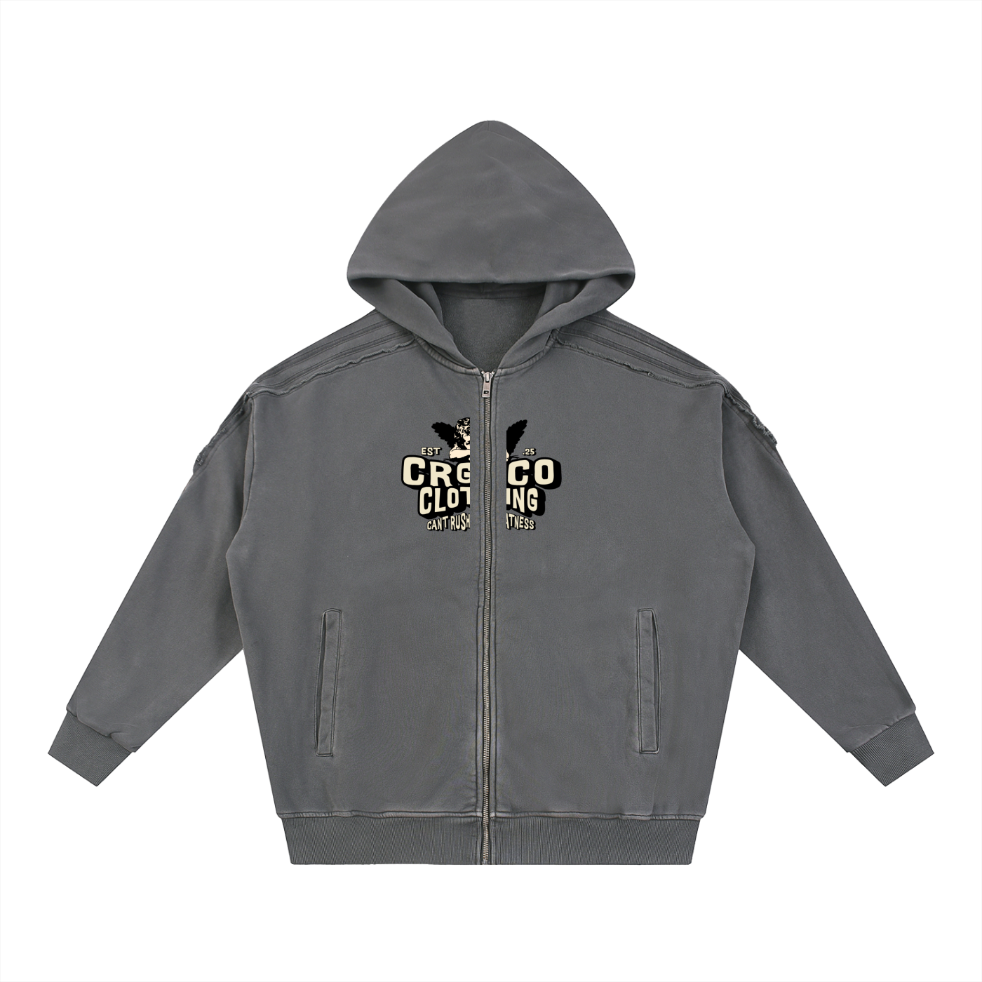 CRG Snow Washed Zip Hoodie