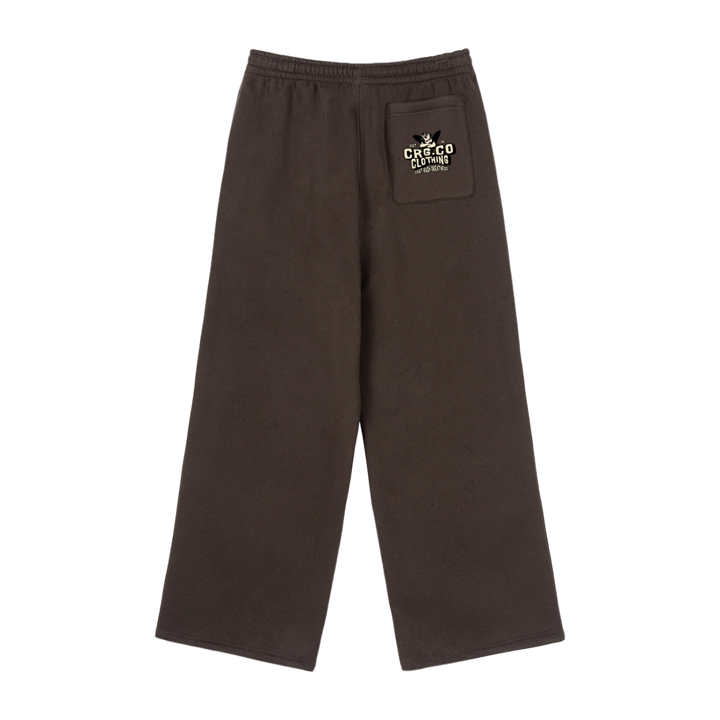 Fleece Drawstring Straight-Leg Sweatpants