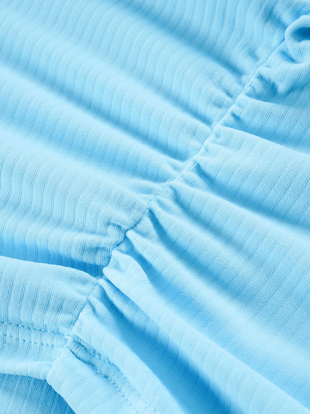 Ruched Bodycon Crop Top