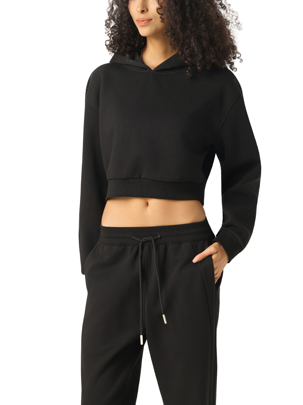 Essential Cropped Hoodie