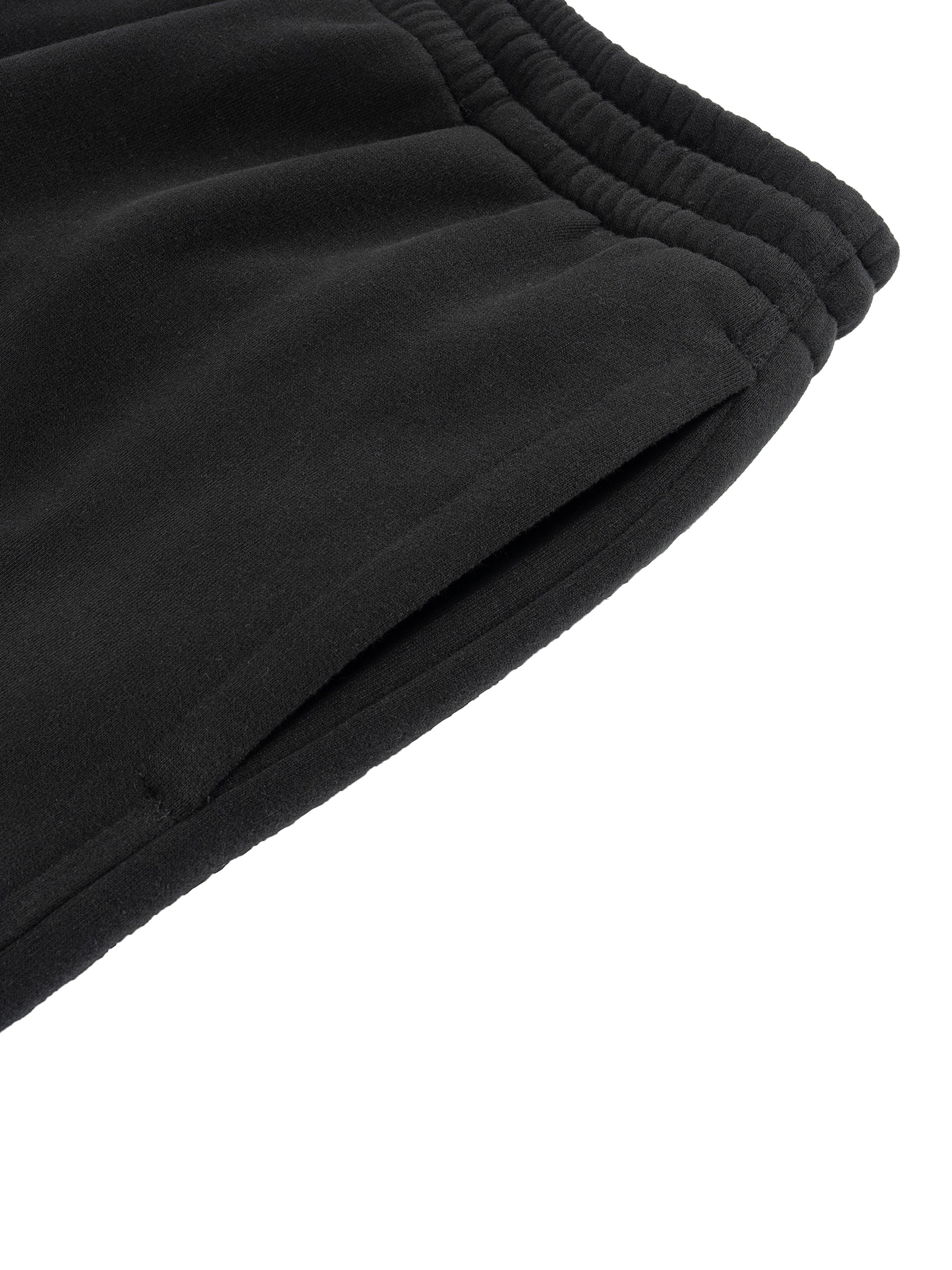 Fleece Drawstring Straight-Leg Sweatpants