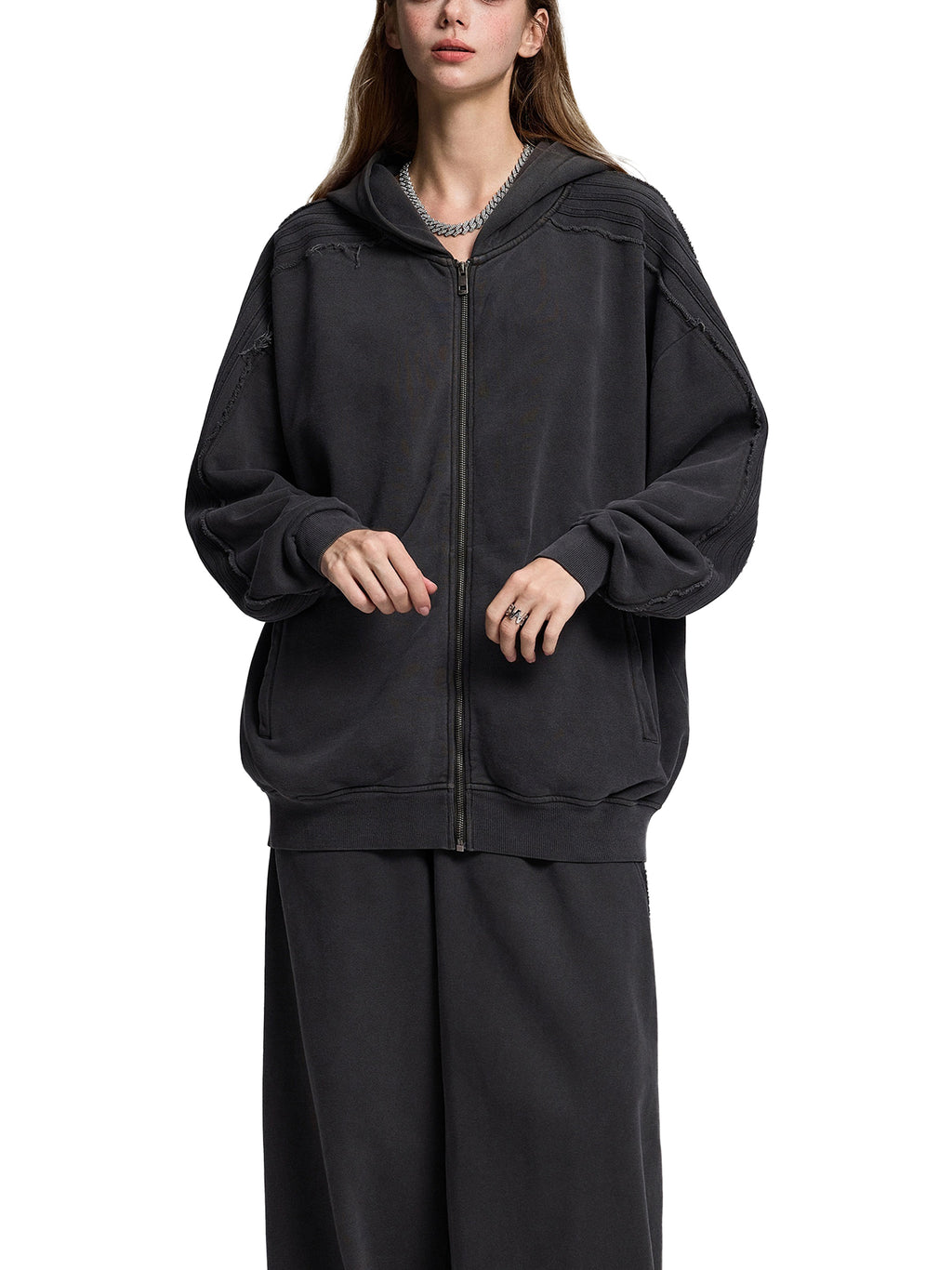 CRG Snow Washed Zip Hoodie