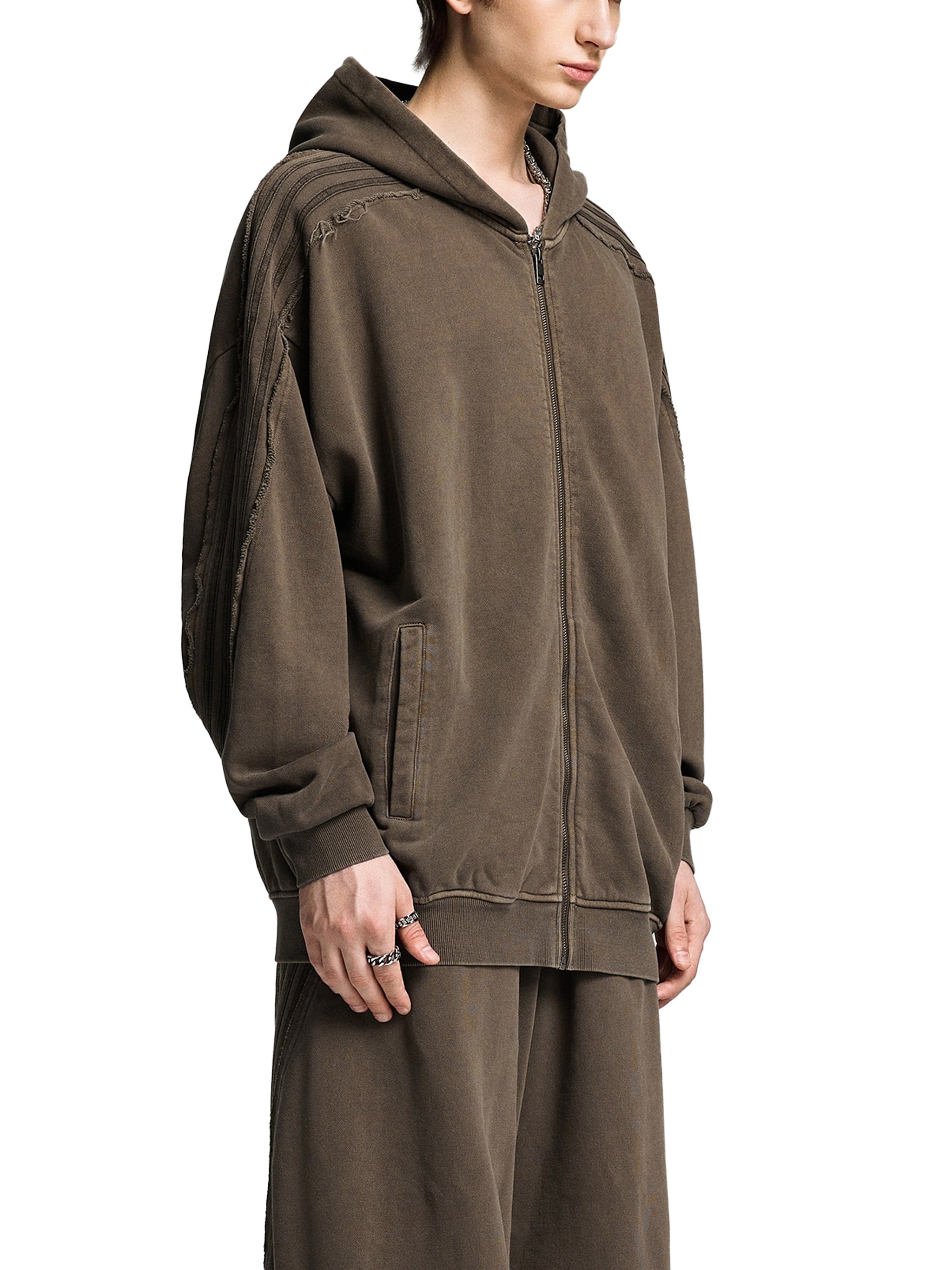 CRG Snow Washed Zip Hoodie